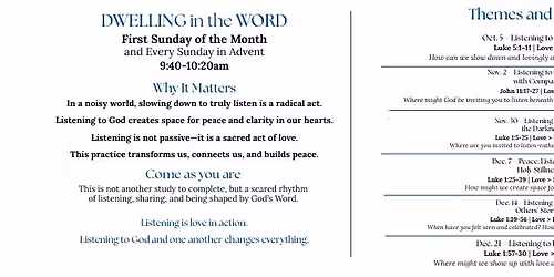 Dwelling in the Word