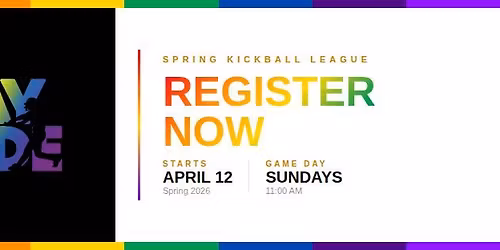 Spring 2026 PlayPride Kickball