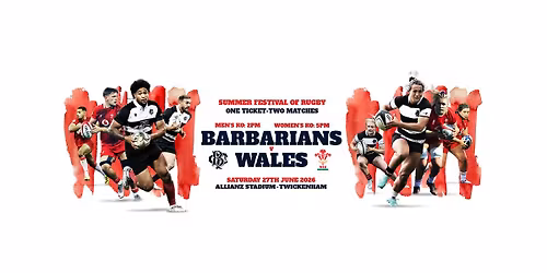 Barbarians v Wales & Barbarians Women v Wales Women