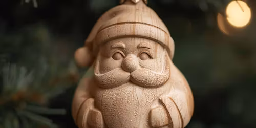 Beginner Woodcarving: Create a Santa Ornament