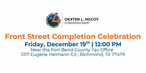 Front St. Completion Celebration