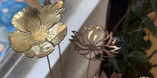 Flower log slice workshop