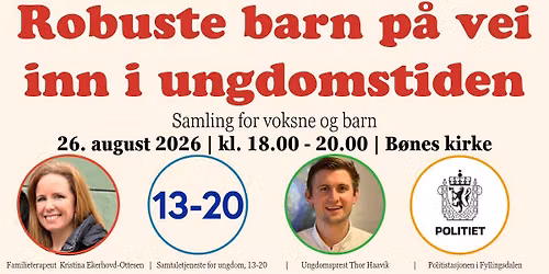 Robuste barn p\u00e5 vei inn i ungdomstiden
