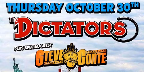The Dictators Concert Cruise! With Steve Conte