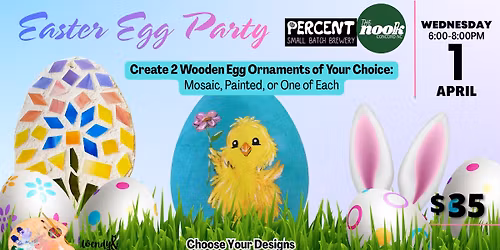 Easter Egg Party at Percent The Nook Concord