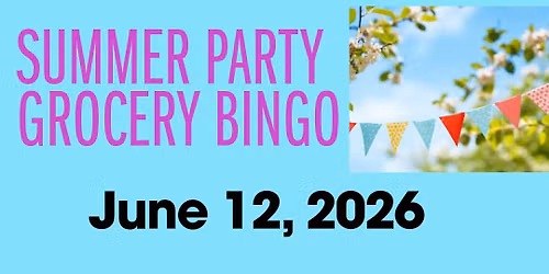 Summer Party Grocery Bingo