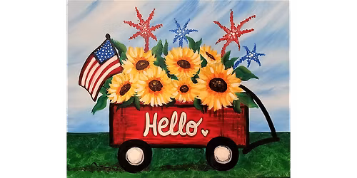 Summer Harvest Wagon - Paint and Sip in Chicago | Classpop!\u2122