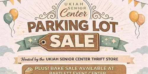 Parking Lot Sale & Bake Sale