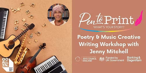 Pen to Print: Poetry & Music Creative Writing Workshop with Jenny Mitchell