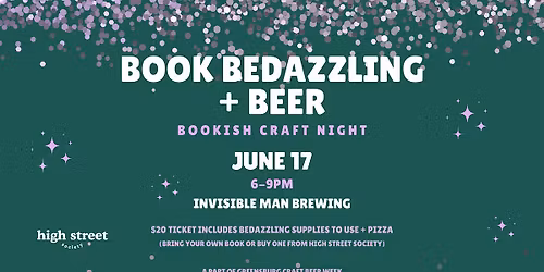 Book Bedazzling + Beers