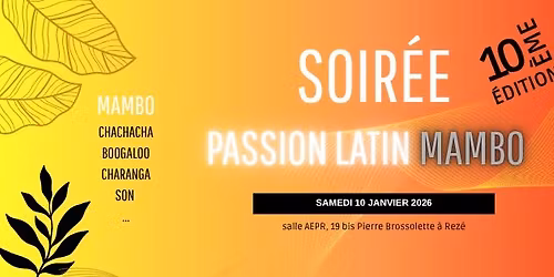 PASSION LATIN MAMBO #10