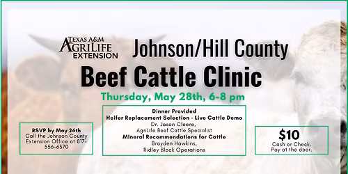 Johnson\/Hill County Beef Cattle Clinic