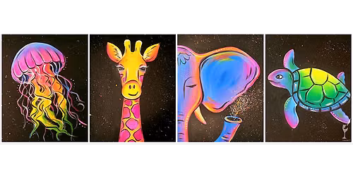 Bright Colorful Animal Friends - Paint and Sip in San Antonio | Classpop!\u2122