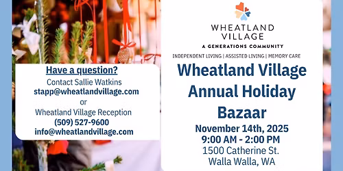 Wheatland Village Craft Bazaar