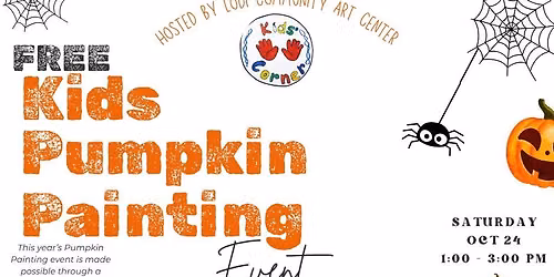 Free Kids Pumpkin Painting Event