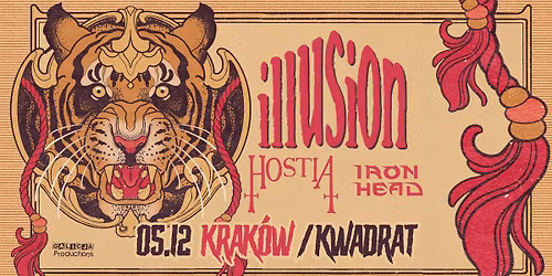 TRASA ILLUSION, HOSTIA, IRON HEAD | 05.12.26 KRAK\u00d3W KLUB KWADRAT