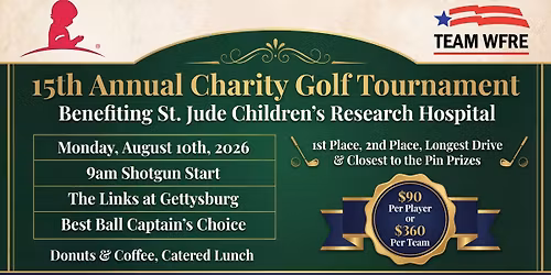 15th Annual Charity Golf Tournament for St. Jude