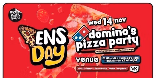 VENSDAY \ud83c\udf55 Domino's Pizza Party