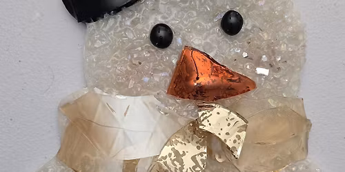 Crushed Glass Snowman or Christmas Tree Craft & Sip at Keg Grove Morris