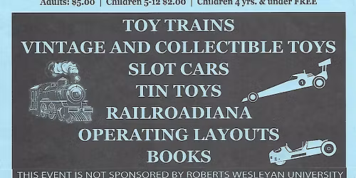 The Rochester Thanksgiving Model Train and Vintage Toy Show