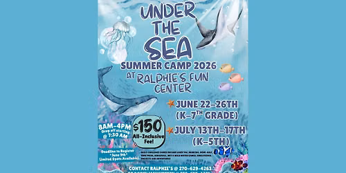 Under the Sea Summer Camp (K-7th Grade)
