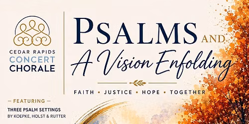 Psalms and a Vision Enfolding, Generously Sponsored by UFG Insurance