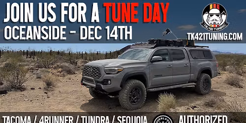 San Diego (Oceanside) 12\/14\/25 - Tacoma\/Tundra\/4Runner\/FJ\/GX - OTT Tune Day