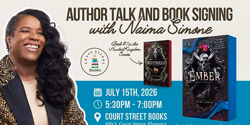 Author Talk and Book Signing with Naima Simone