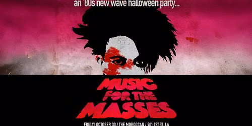 Music for the Masses: Dark 80's New Wave Halloween