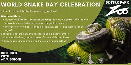 World Snake Day at Potter Park Zoo!