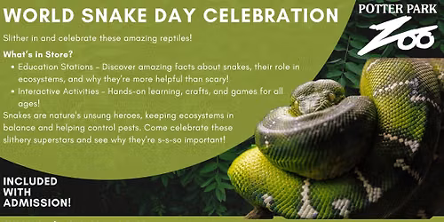 World Snake Day at Potter Park Zoo!