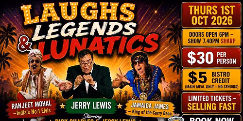 Laughs, Legends & Lunatics