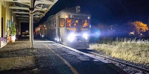 DownsSteam Christmas Lights Train