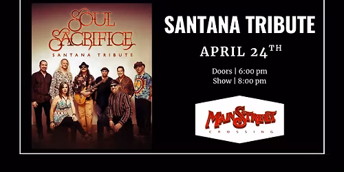 Santana Tribute called Soul Sacrifice | LIVE at Main Street Crossing