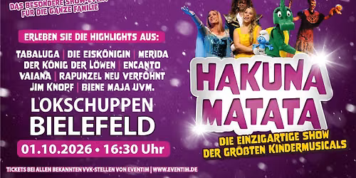 Hakuna Matata – Die einzigartige große Kindermusical-Gala
