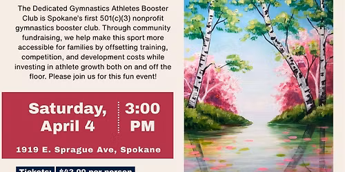 DGA Booster Club's Paint and Sip with Pinot's Palette!