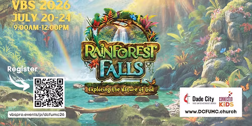 VBS2026 Rainforest Falls- Exploring the Nature of God!