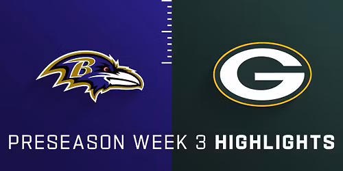 Parking Baltimore Ravens at Green Bay Packers
