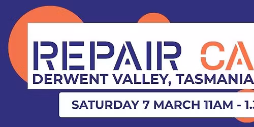 DERWENT VALLEY REPAIR CAFE - MARCH 2026