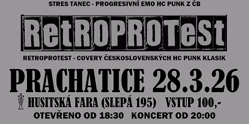 Koncert RETROPROTEST a STRES TANEC
