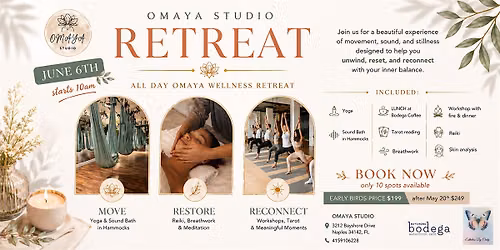 JUNE Omaya Wellness Retreat | Full Day Experience