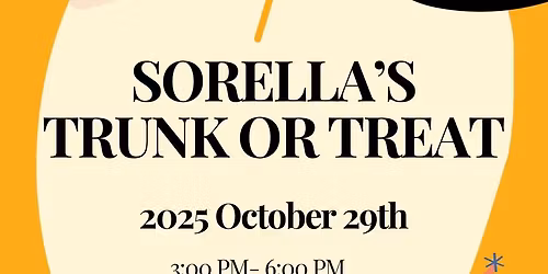 Sorellas Breakfast & Brunch Trunk or Treat