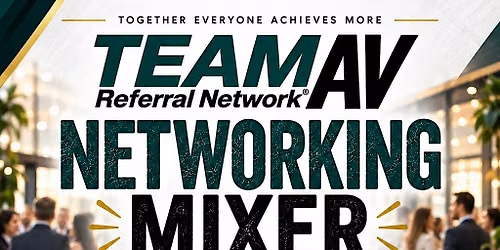 AV Connectors Networking Mixer \u2014 Connect, Collaborate & Grow