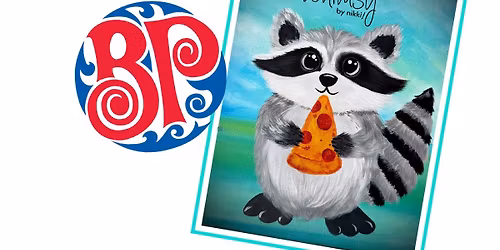 Paint Your Pizza Bandit with Whimsy!