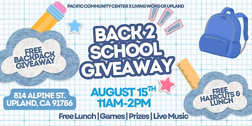 Back 2 School Giveaway