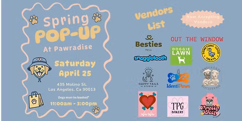 Pawradise Spring Pop Up