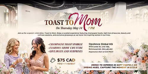 Toast To Mom