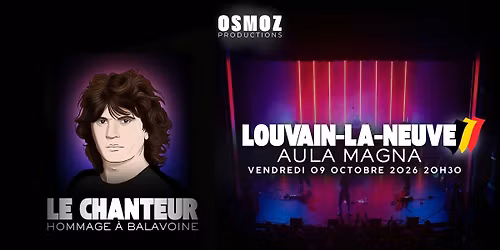 LE CHANTEUR - HOMMAGE A BALAVOINE - AULA MAGNA - LOUVAIN LA NEUVE
