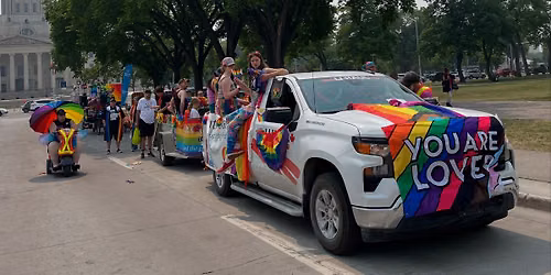 Lutherans\/Anglicans at the Winnipeg Pride Parade