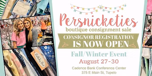 Persnicketies Tupelo Fall\/Winter 2026 Event